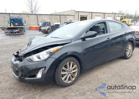 2016 Hyundai Elantra Se из США, поврежденный, VIN 5NPDH4AE2GH757930